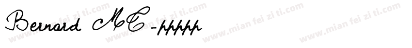 Bernard MT字体转换